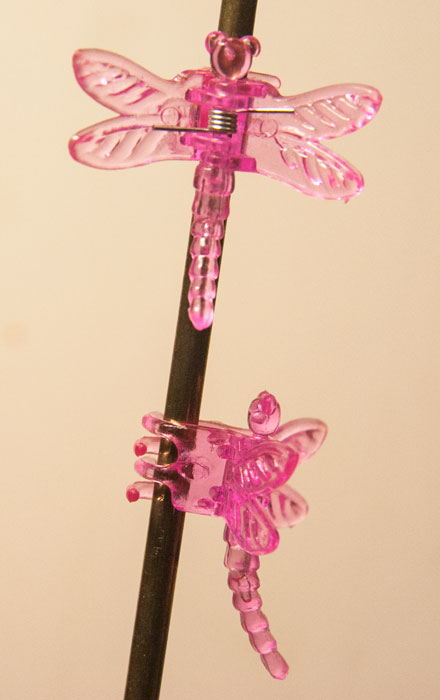 Plantclips dragonfly - 5 pack - cerise kp hos Plantanica webbutik