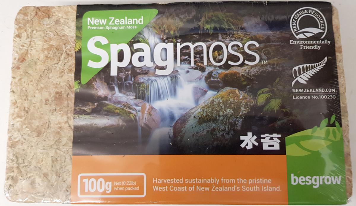 Sphagnum mossa - Vitmossa 100 grams block köp hos Plantanica webbutik