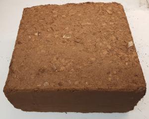 Kokosfiber Coir 5 kg block mix -buffrad - tvättad köp hos Plantanica webbutik